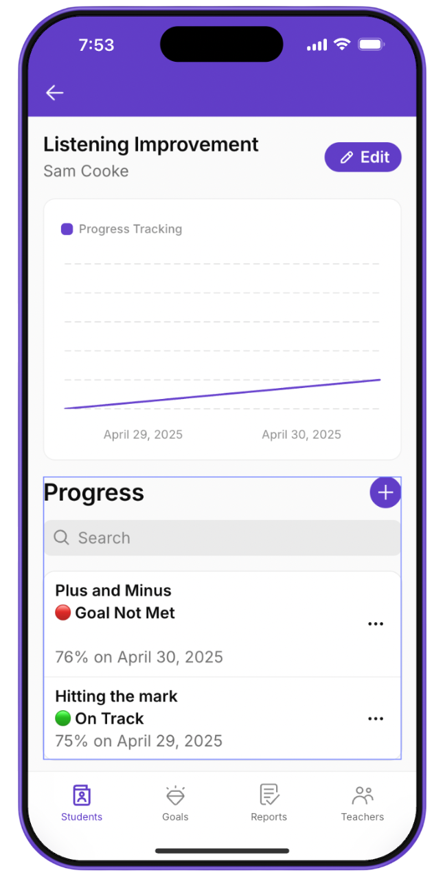 Goal Progress